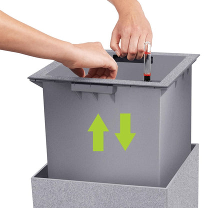 Lechuza Plantenbak Canta Stone 30 High All-In-One Steen