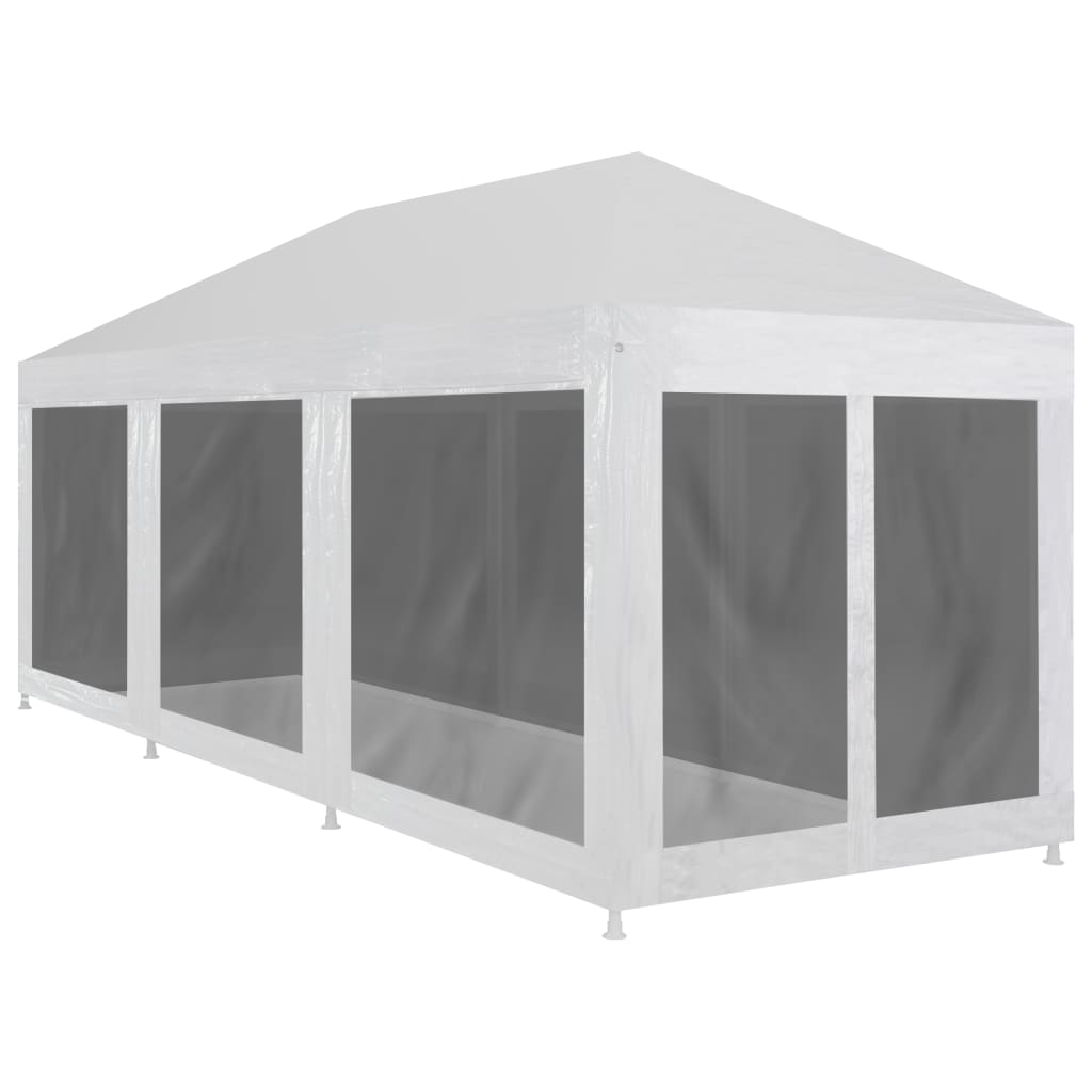 Partytent Met 8 Mesh Zijwanden Hdpe