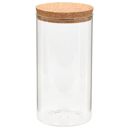 Opbergpotten Met Kurken Deksel 1400 Ml Glas