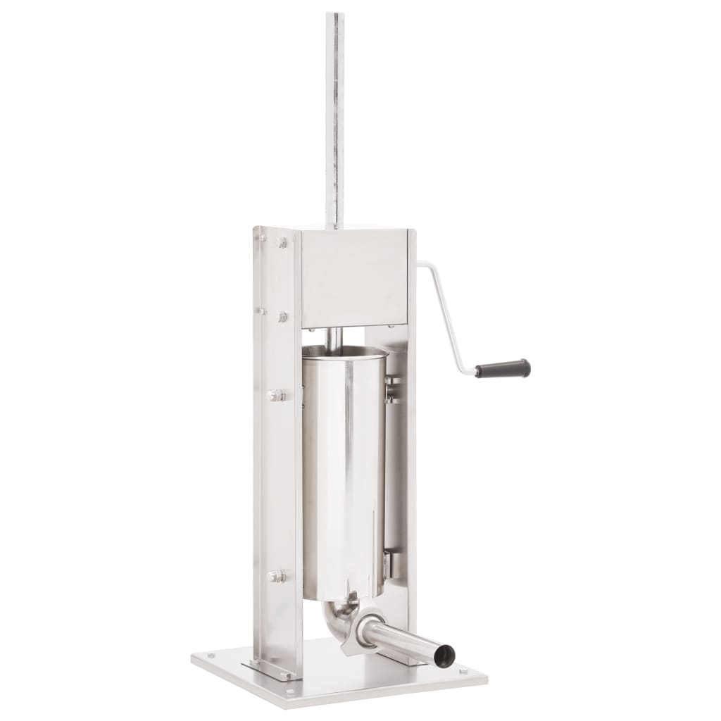 Worstenvuller Handmatig Roestvrij Staal Zilverkleurig