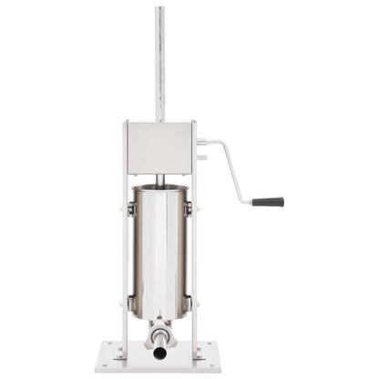 Worstenvuller Handmatig Roestvrij Staal Zilverkleurig