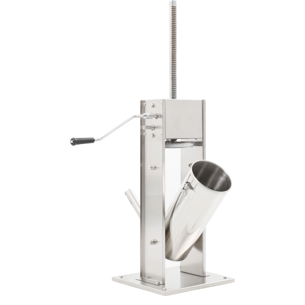 Worstenvuller Handmatig Roestvrij Staal Zilverkleurig