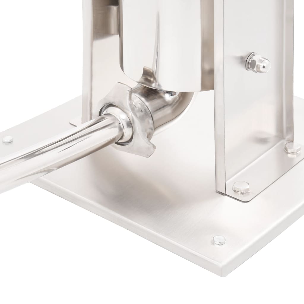 Worstenvuller Handmatig Roestvrij Staal Zilverkleurig