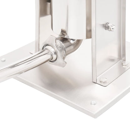 Worstenvuller Handmatig Roestvrij Staal Zilverkleurig