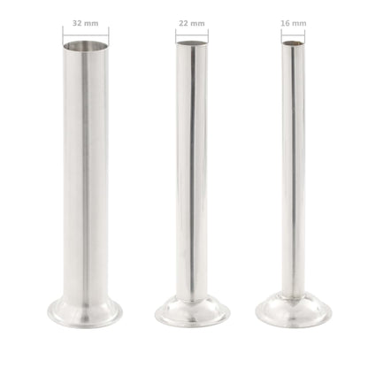 Worstenvuller Handmatig Roestvrij Staal Zilverkleurig