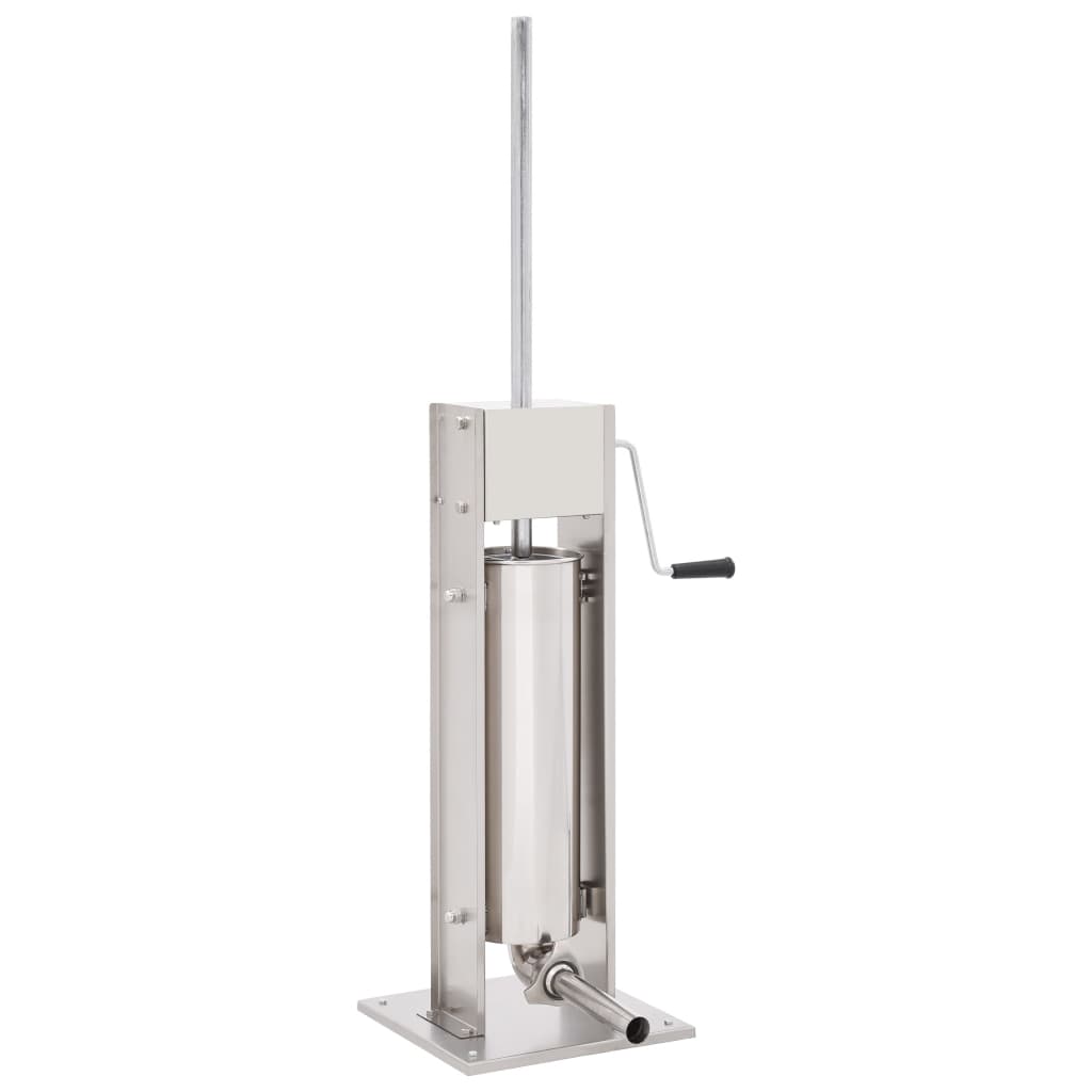 Worstenvuller Handmatig Roestvrij Staal Zilverkleurig