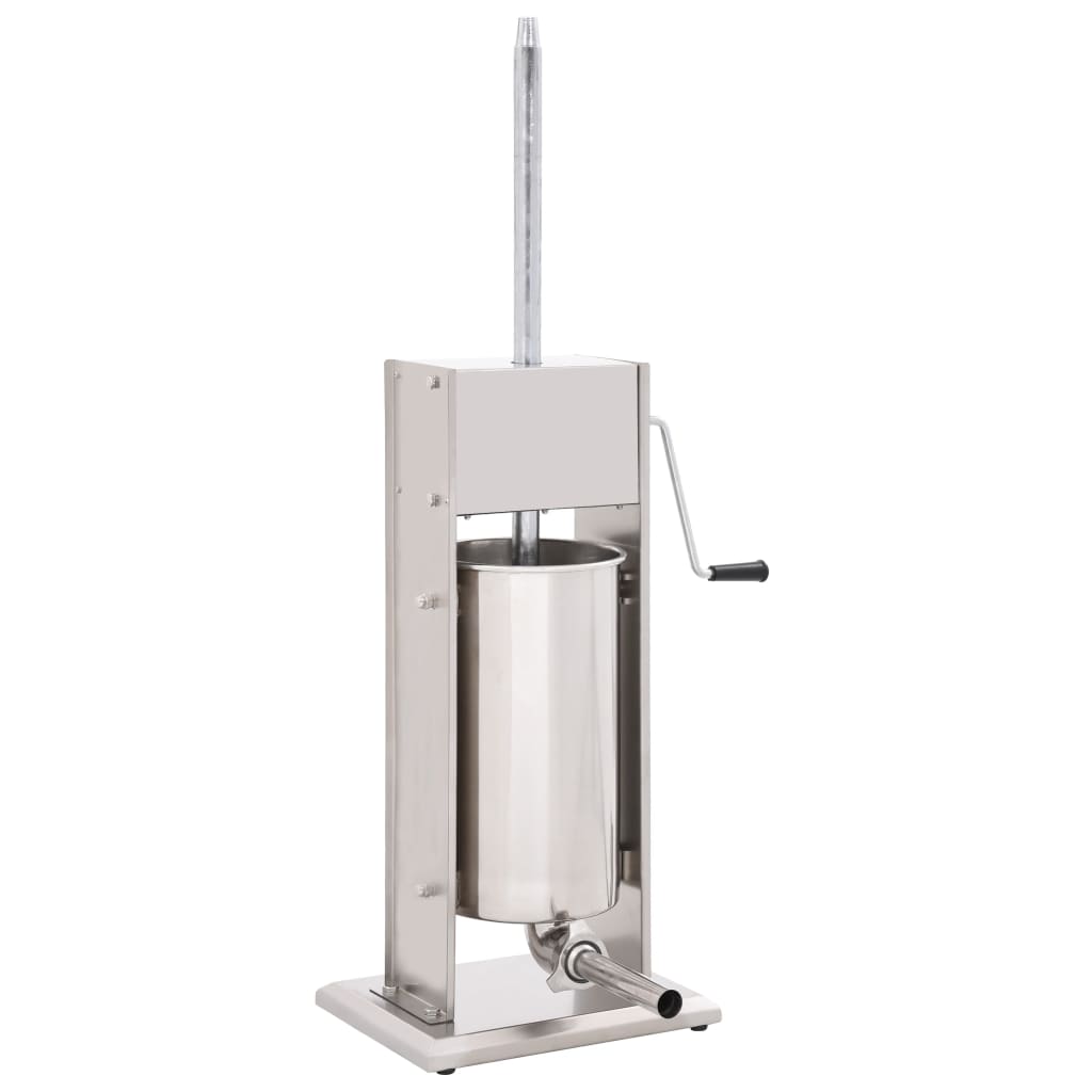 Worstenvuller Handmatig Roestvrij Staal Zilverkleurig