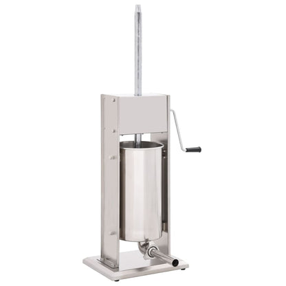 Worstenvuller Handmatig Roestvrij Staal Zilverkleurig