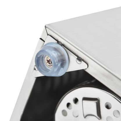 Bestekhouder 5 Vakken Rechthoekig Roestvrij Staal