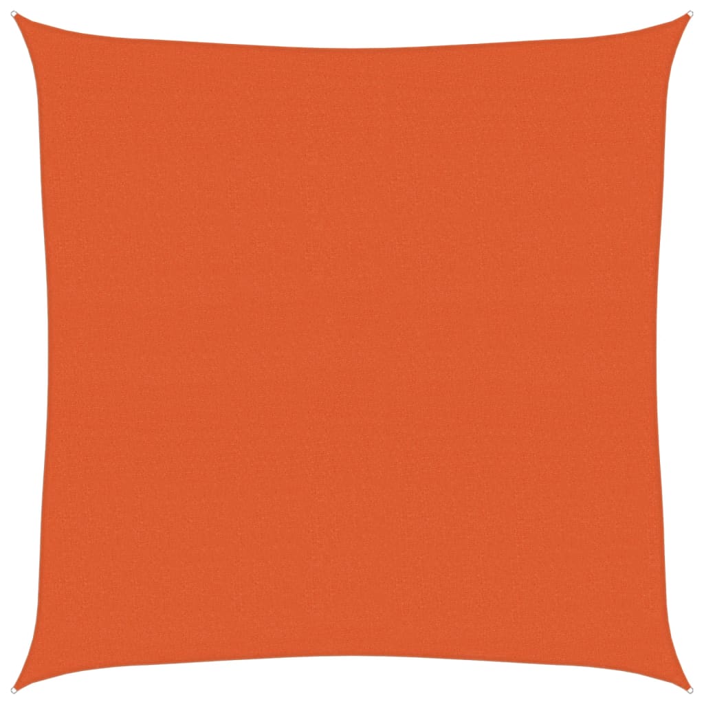 Zonnezeil 160 G/M² Vierkant Hdpe Oranje