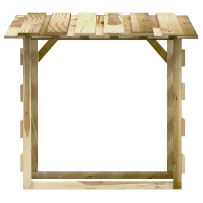 Pergola Met Dak Geïmpregneerd Grenenhout