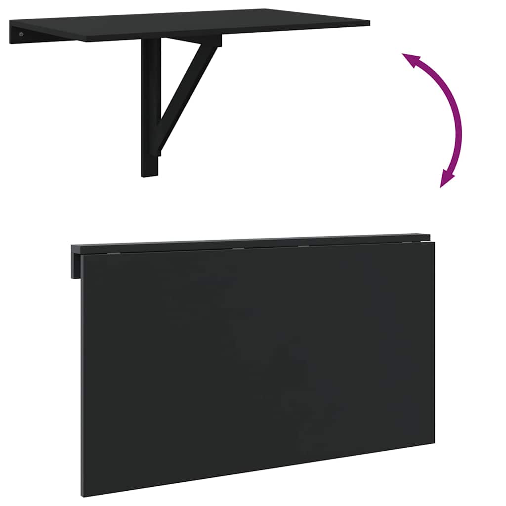 Wandtafel Inklapbaar 100X60X56 Cm Bewerkt Hout