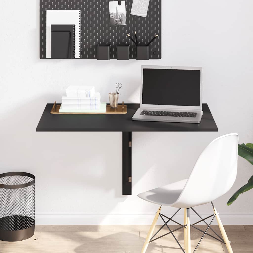 Wandtafel Inklapbaar 100X60X56 Cm Bewerkt Hout