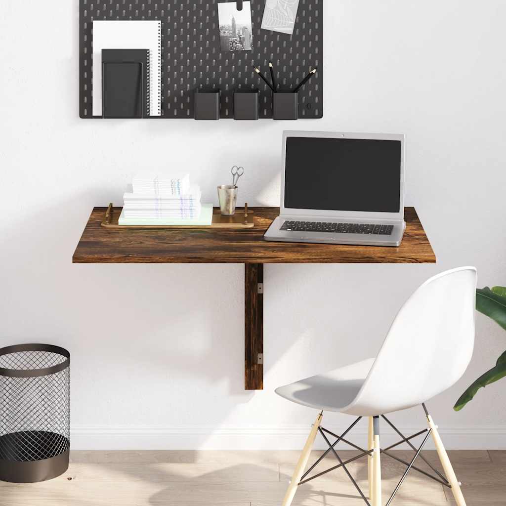 Wandtafel Inklapbaar 100X60X56 Cm Bewerkt Hout