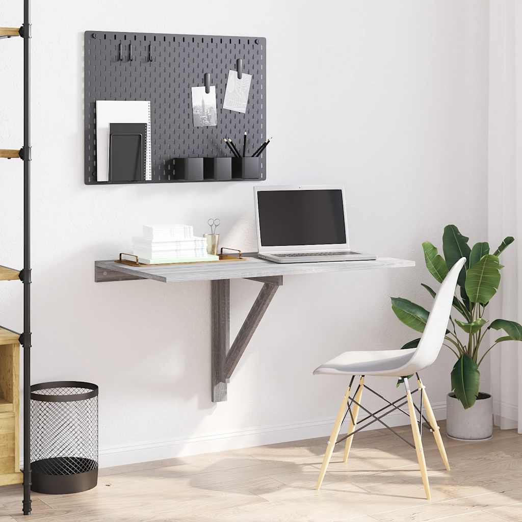 Wandtafel Inklapbaar 100X60X56 Cm Bewerkt Hout