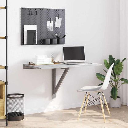 Wandtafel Inklapbaar 100X60X56 Cm Bewerkt Hout