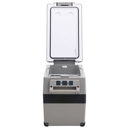 Koelbox Met Handvat Pp & Pe Zwart En Grijs