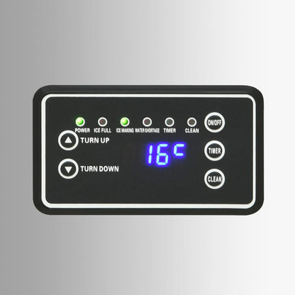 Ijsblokjesmachine 45 Kg / 24 U Zilverkleurig