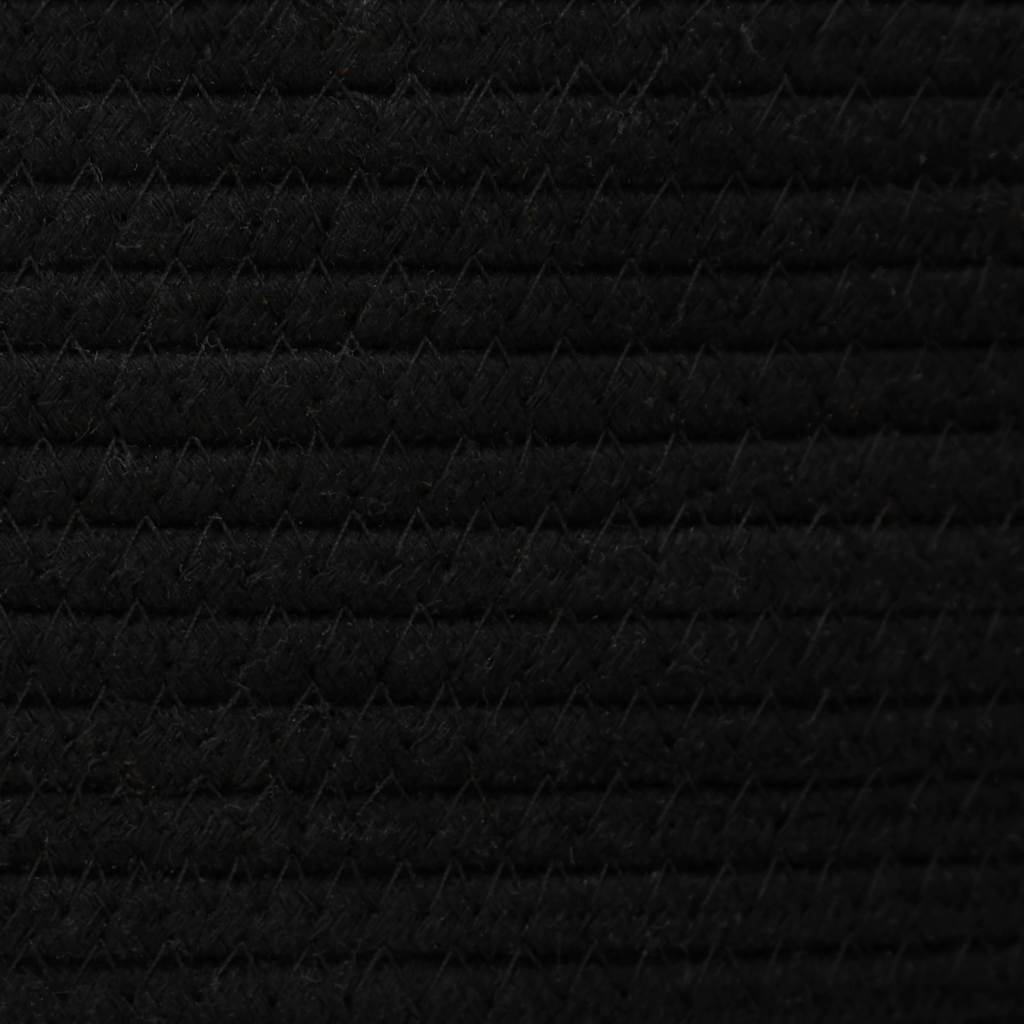 Opbergmand Ø 49X65 Cm Katoen En Wit