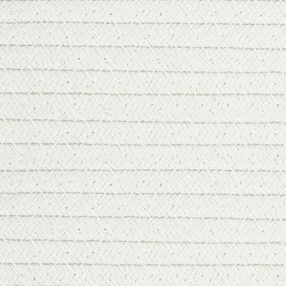 Opbergmand Ø 49X65 Cm Katoen En Wit