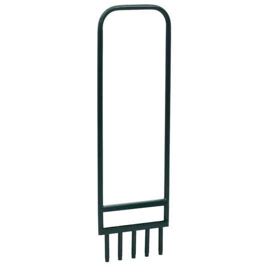 Gazonbeluchter Met 5 Holle Tanden Gepoedercoat Staal Groen