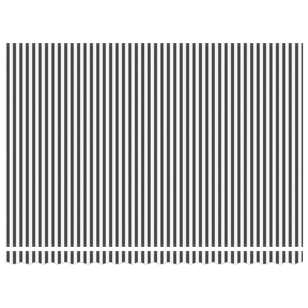 Luifel Uittrekbaar 4,5X3 M Stof En Aluminium En Wit