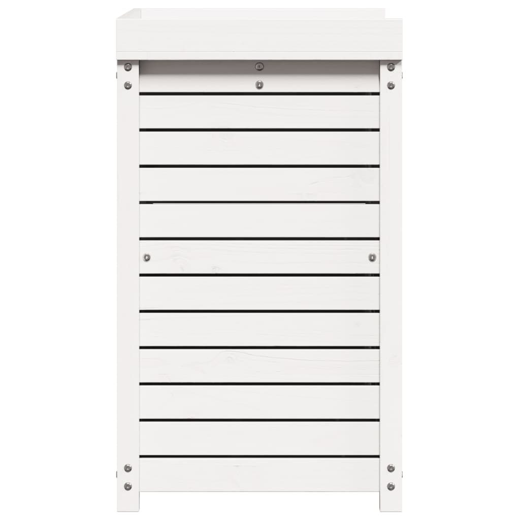 Oppottafel Met Schappen 82,5X50X86,5 Cm Massief Grenenhout