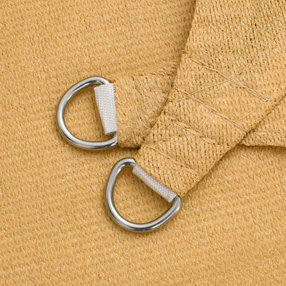 Zonnezeil 160 G/M² Driehoekig 3,6X3,6X3,6 M Hdpe Kleurig Zand