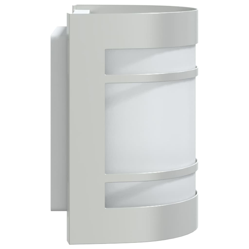 Buitenwandlampen Roestvrij Staal Kleurig Zilver