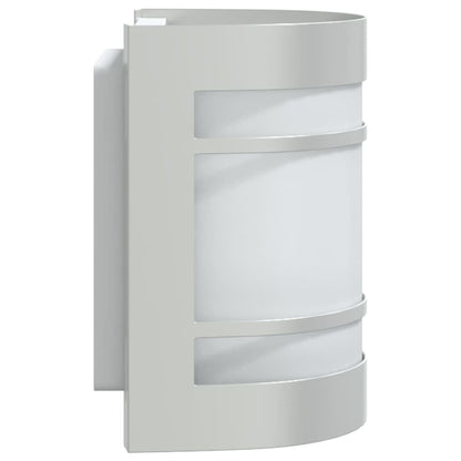 Buitenwandlampen Roestvrij Staal Kleurig Zilver