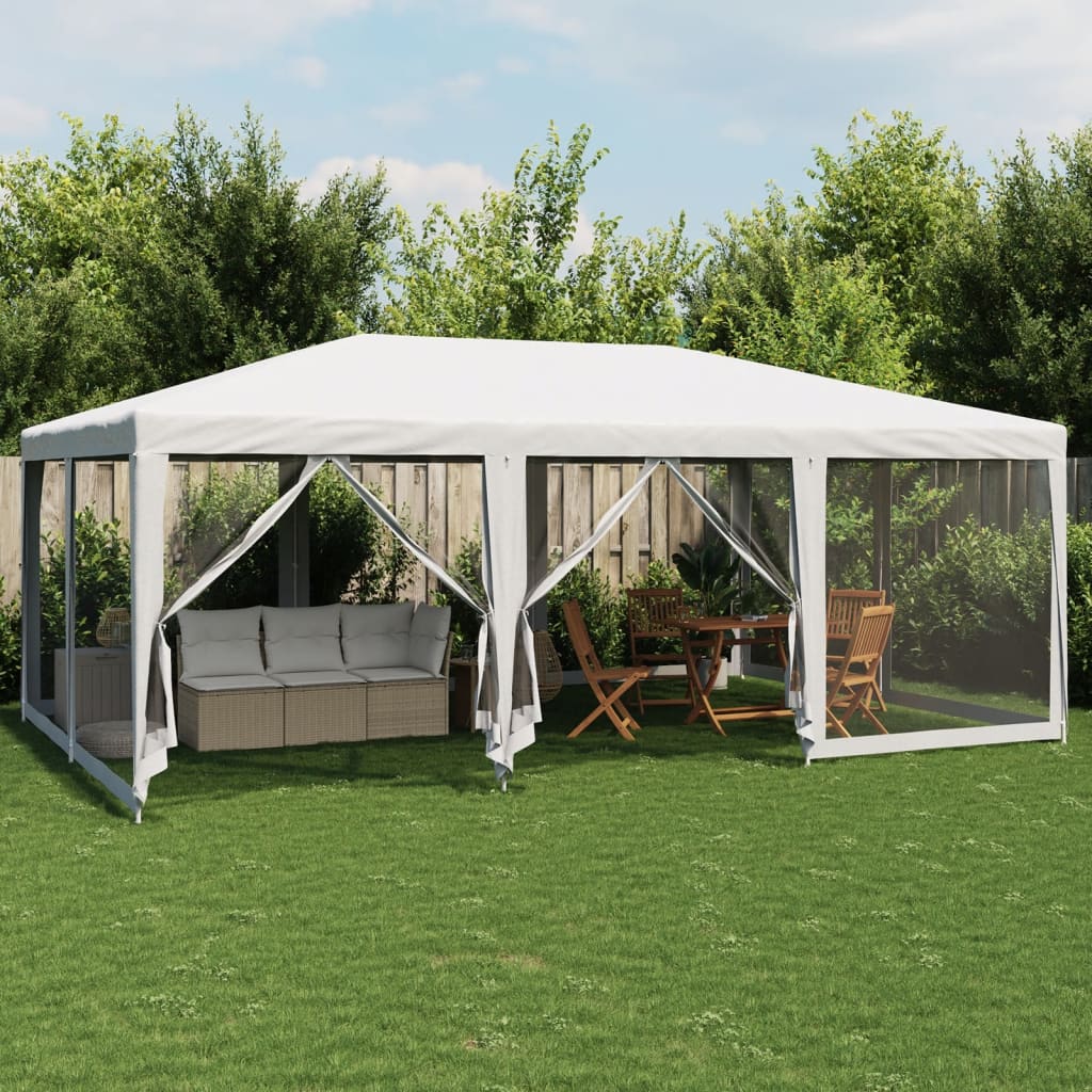 Partytent Met 10 Mesh Zijwanden Hdpe