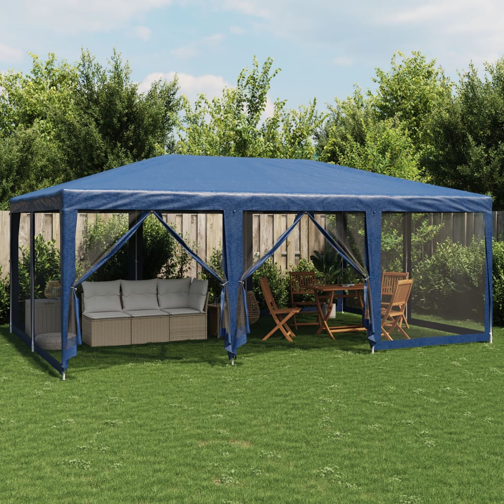Partytent Met 10 Mesh Zijwanden Hdpe