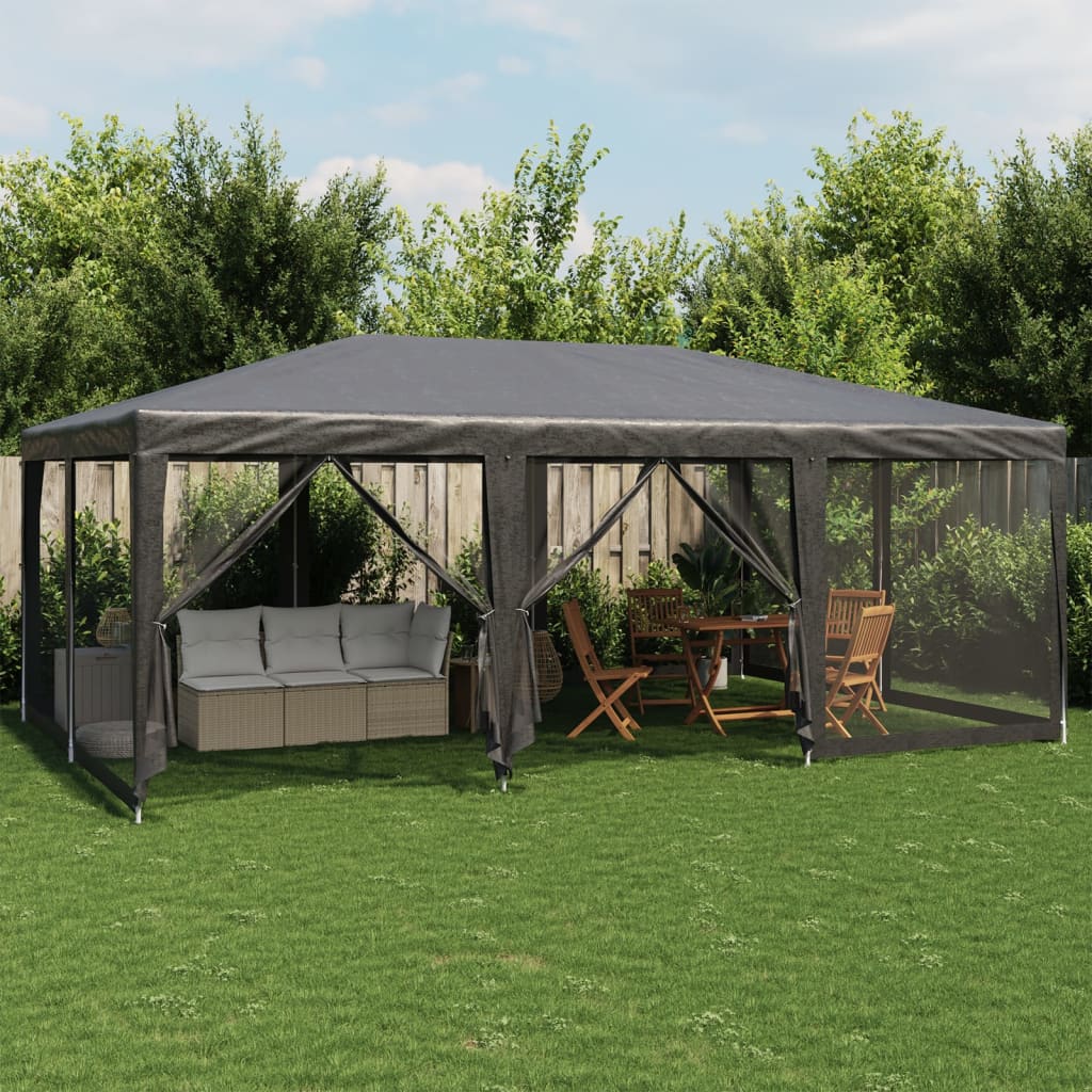 Partytent Met 10 Mesh Zijwanden Hdpe