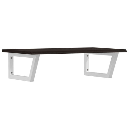 Badkamer Wandschap Staal En Massief Eikenhout