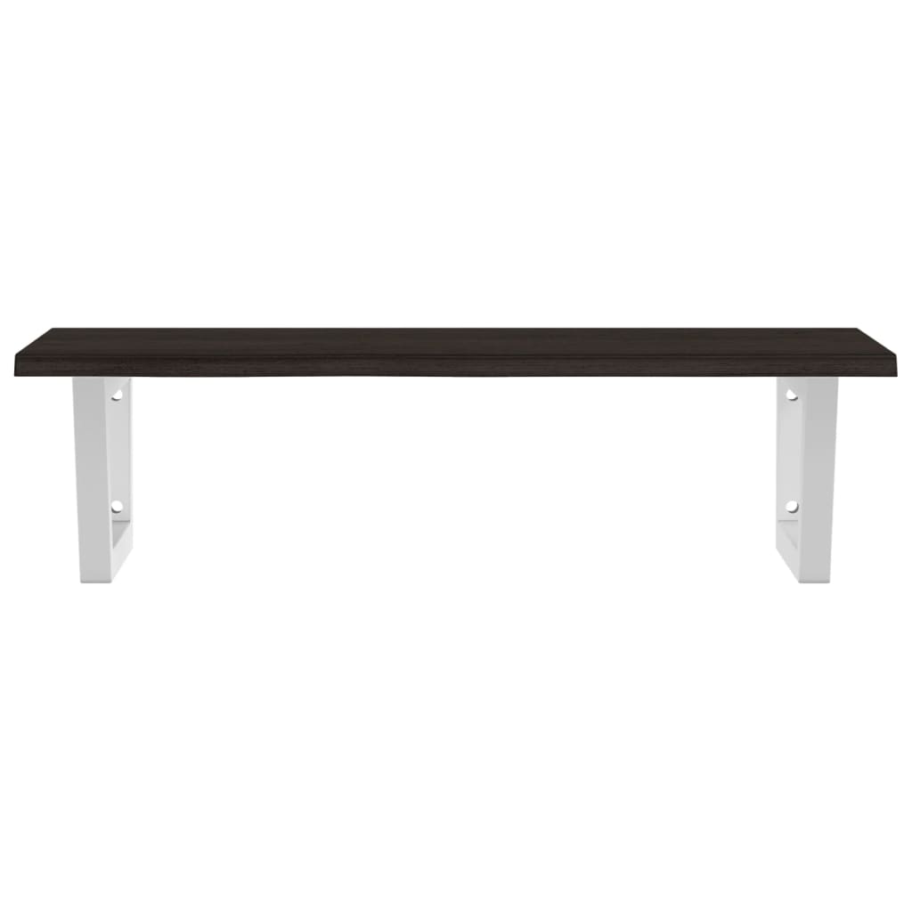 Badkamer Wandschap Staal En Massief Eikenhout