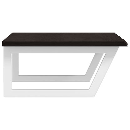 Badkamer Wandschap Staal En Massief Eikenhout