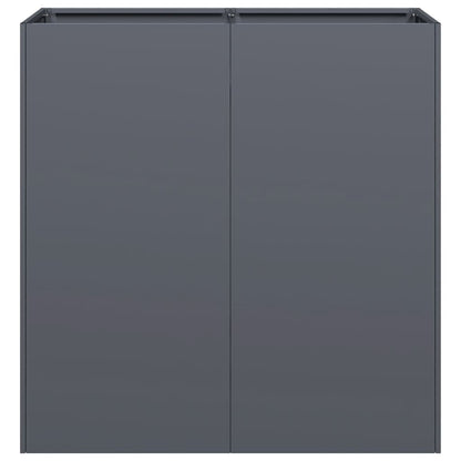 Plantenbak Koudgewalst Staal Antracietkleurig Staal/Antracietkleurig