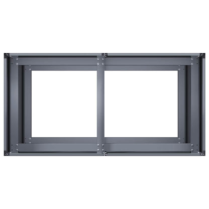 Plantenbak Koudgewalst Staal Antracietkleurig Staal/Antracietkleurig