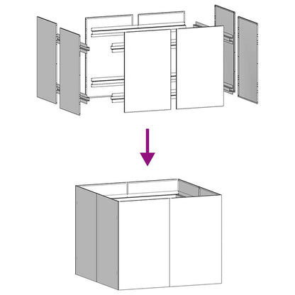 Plantenbak Gegalvaniseerd Staal
